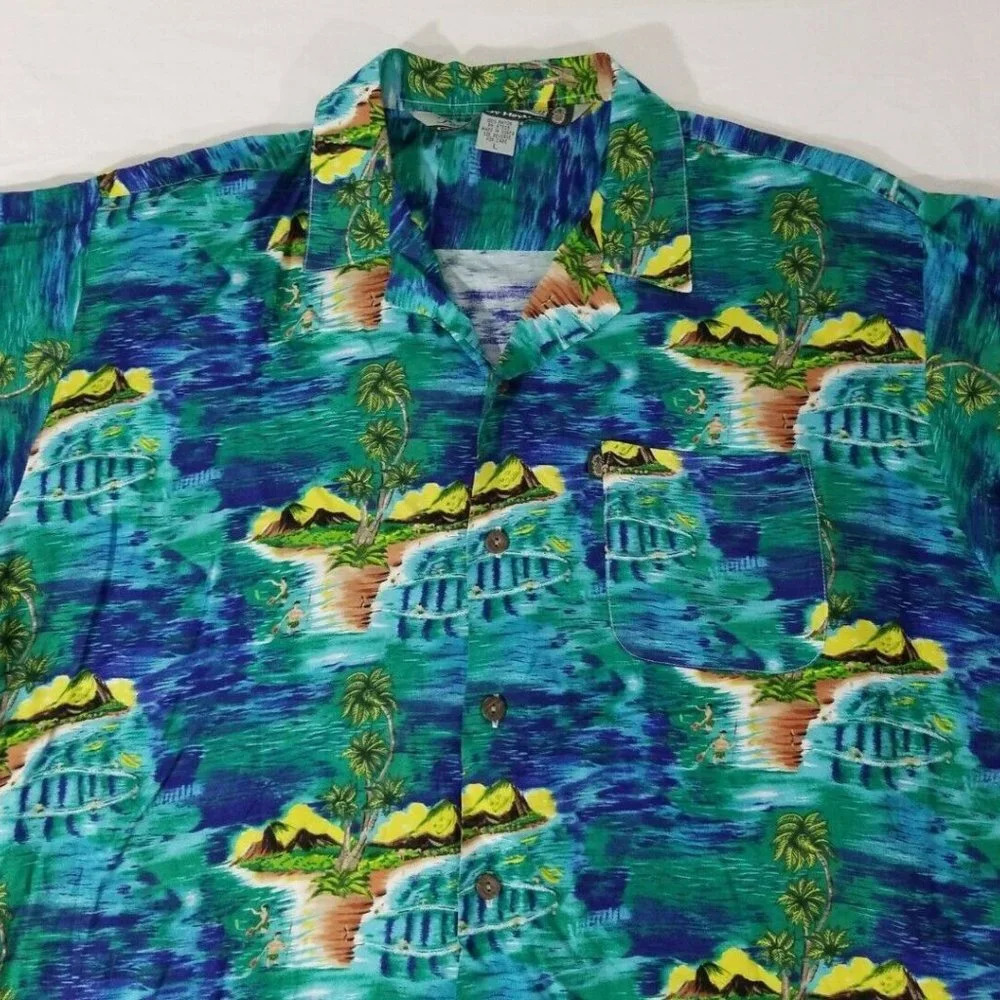 Pineapple Connection Blue Island Palm Trees Beach View 2